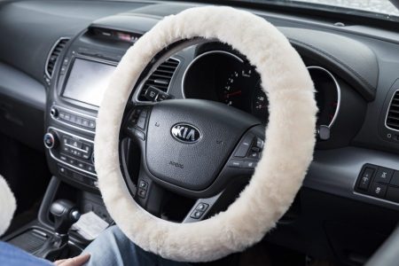 Natural Steering Wheel Cover