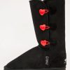 Black Medium Heart L